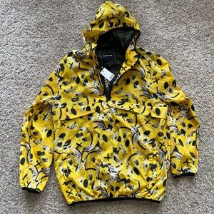 Reason Clothing - Yellow Multiscript Pullover - *NEW*